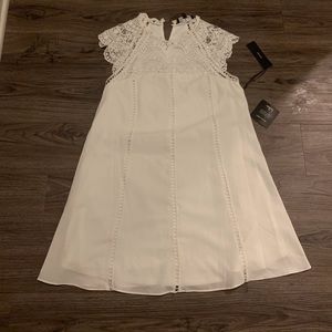 NWT Lulus white lace dress | size S
